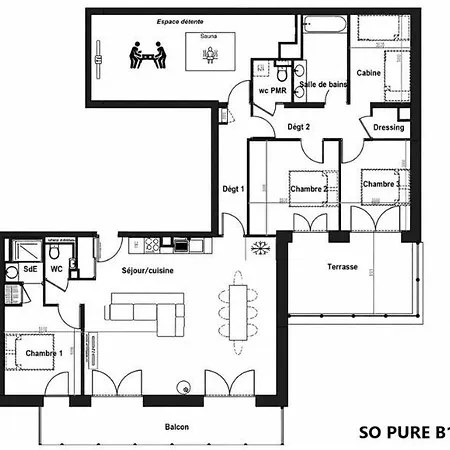 Appartamento Résidence So Pure - Superbe 4 Pieces Avec Décoration Chaleureuse Mae-4771 Les Allues